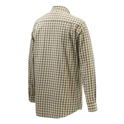 Koszula BERETTA Wood Button Beige&Rust Check