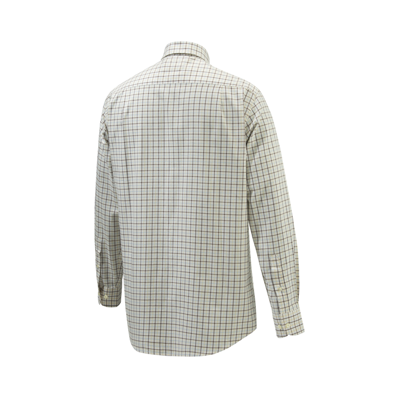 Koszula BERETTA Wood Button Beige&Brunette Check