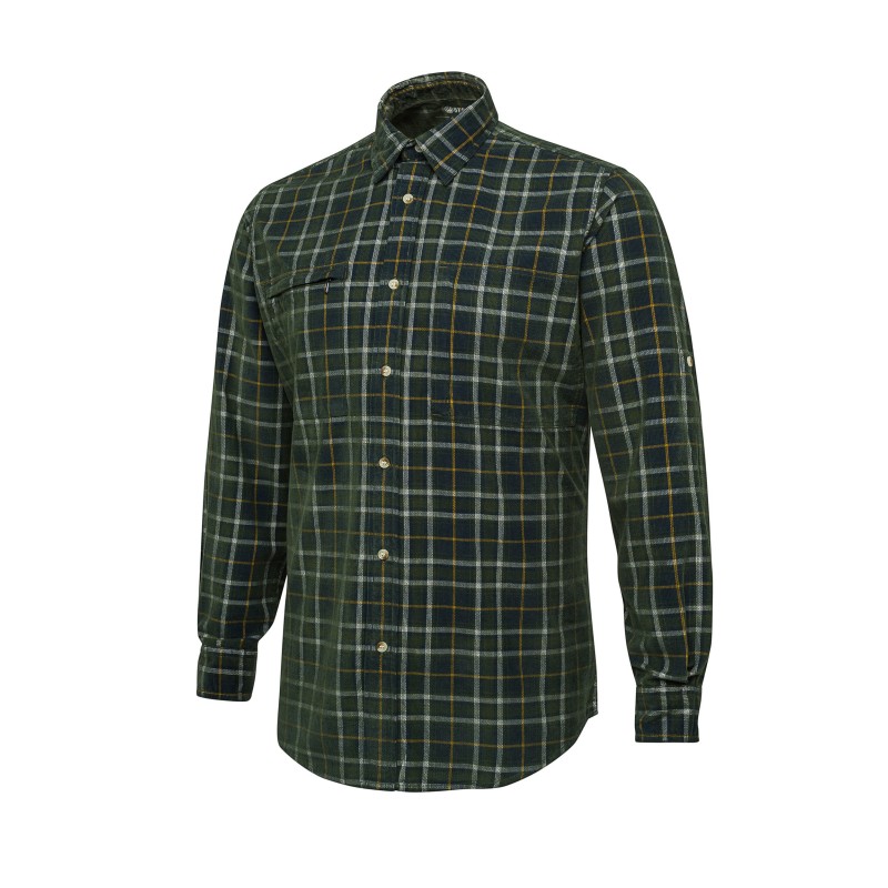 Koszula BERETTA Dobby Corduroy Green Check