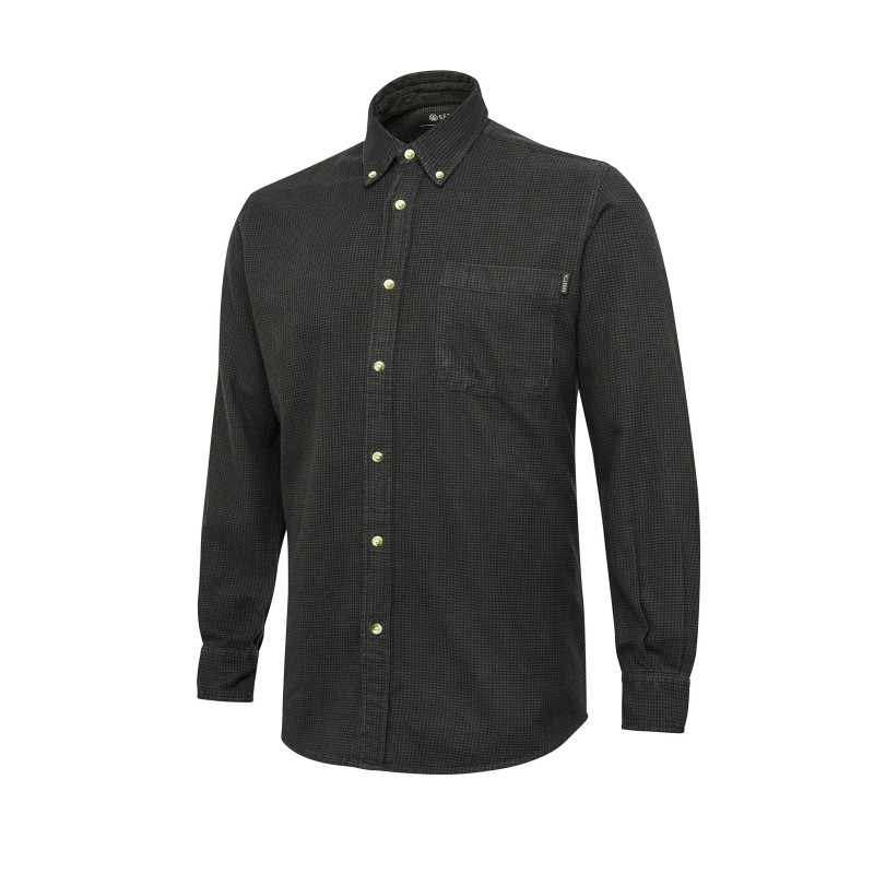 Koszula BERETTA Wood Pied de Poule Shirt Green Moss