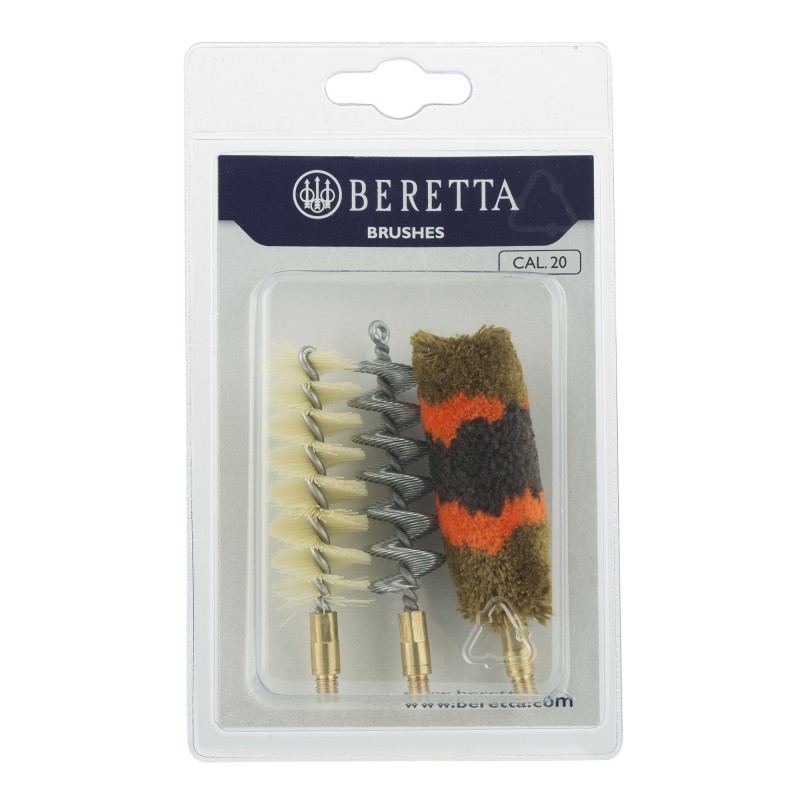 Zestaw do czyszczenia BERETTA Set of 3 shotgun brushes ga 20 (steel)