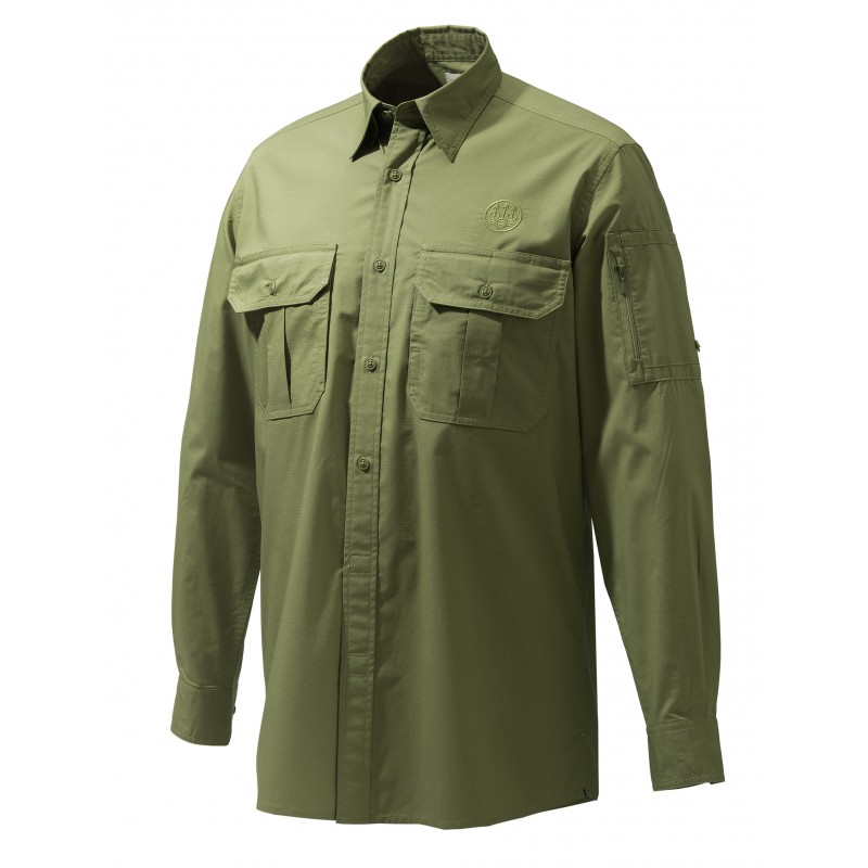 Koszula BERETTA Mortirolo Shirt Long Sleeve Olive Drab