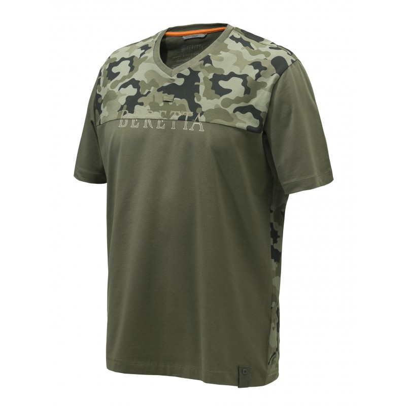 Koszulka BERETTA Camo T-shirt Camo Beretta Green