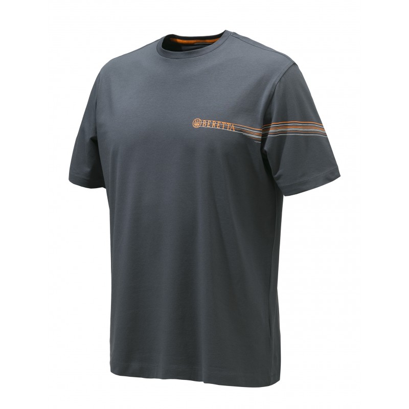 Koszulka BERETTA Lines T-Shirt Ebony
