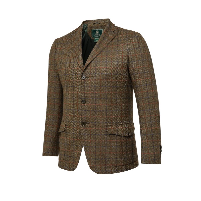 Marynarka Beretta St James rozm. 50 Brown&Red Check