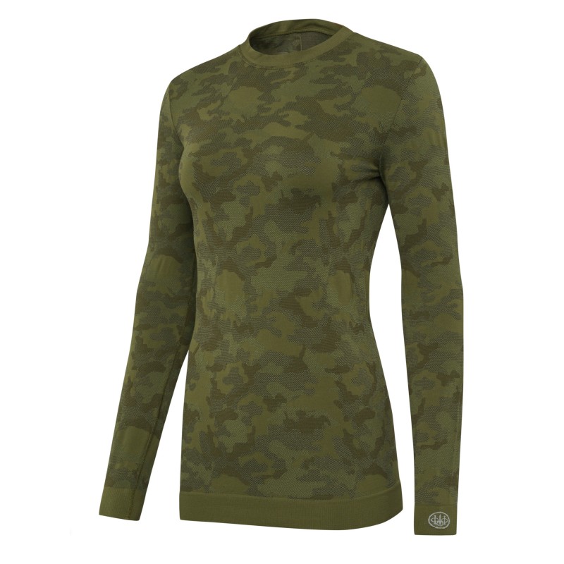 Koszulka LeSaut Sweater Green Camouflage