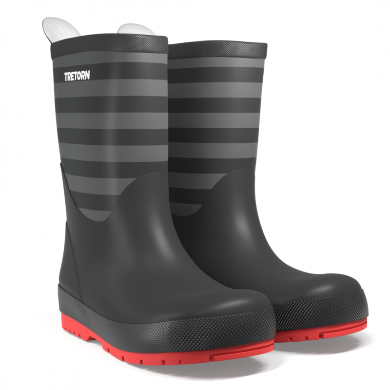 Kalosze dziecięce TRETORN Granna Black/Grey