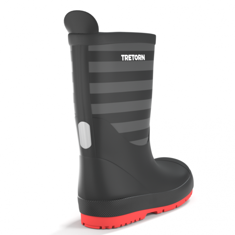 Kalosze dziecięce TRETORN Granna Black/Grey