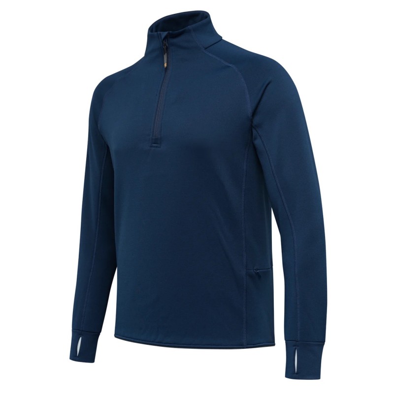 Polar BERETTA Stretch Tech Half Zip Blue Total Eclipse