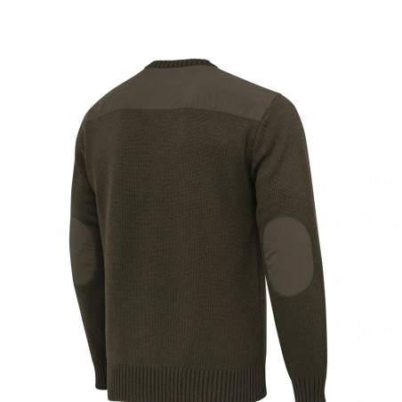 Sweter BERETTA Wilton Crew Neck Tech Moss & Brown Bark