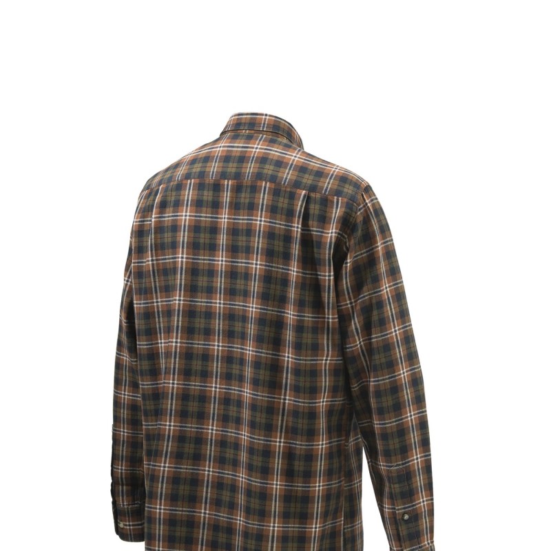 Koszula BERETTA Wood Flannel Button Down Shirt Tobacco