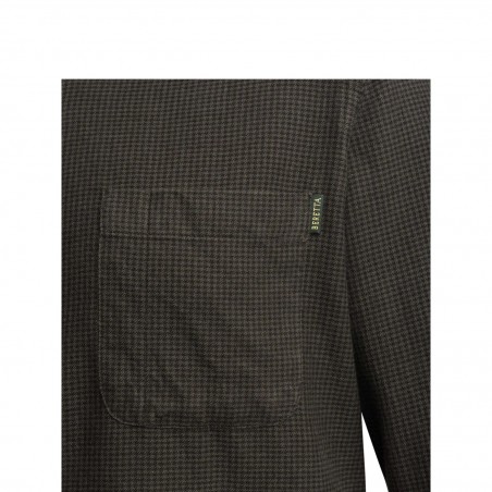 Koszula BERETTA Wood Pied de Poule Shirt Green Moss