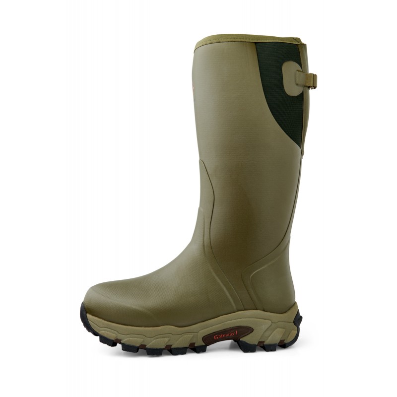 Kalosze Gateway1 Pro Shooter 18" 7mm side zip Olive