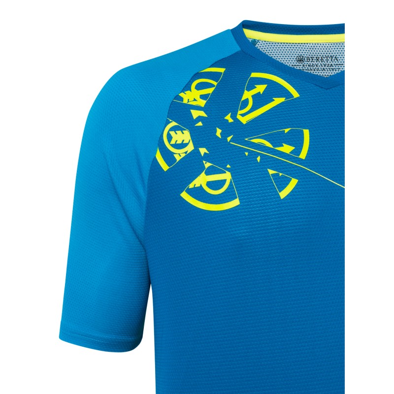 Koszulka BERETTA Bullseye T-shirt Blue Twilight