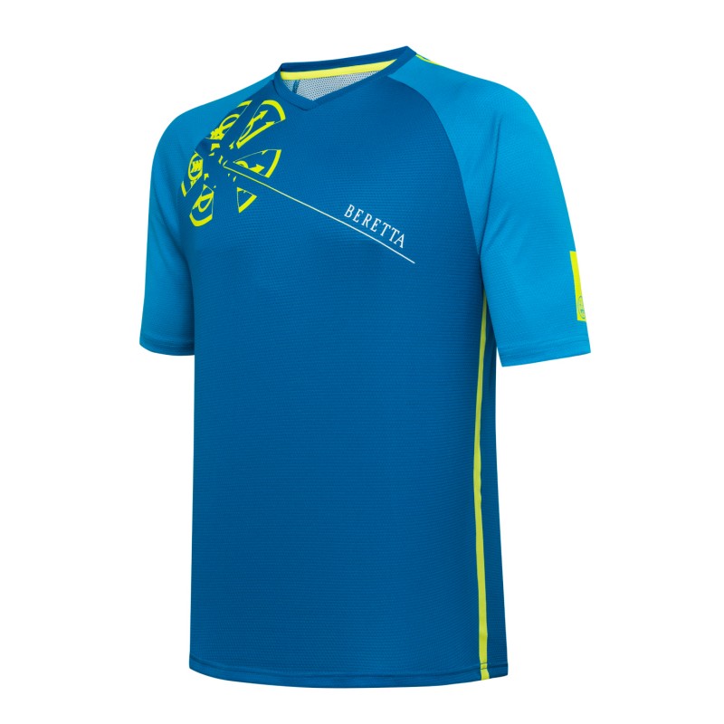 Koszulka BERETTA Bullseye T-shirt Blue Twilight